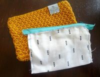 Star stitch pouch