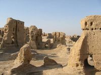 The ancient city of Jiaohe, Turpan