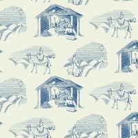 Spoonflower nativity toile