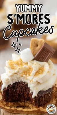 Our s’mores cupcakes have plenty of nostalgia wrapped up in the graham cracker crust, moist chocolate cake, and rich marshmallow buttercream.