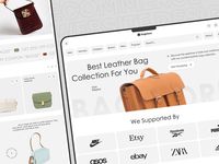 Bags eCommerce Website Design by Saleh Ahmed on Dribbble