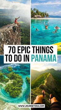 70 Epic Things To Do In Panama. BIGGEST ever Adventure Guide to Panama with a huge list of the best things to do in Panama and the most adventurous places to visit! What to do in Panama | Panama travel tips | Panama Bucket List | Panama Activities #Panama #centralamerica