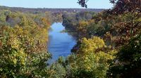 Shoal Creek in Joplin Missouri. autumn view taken by ME.