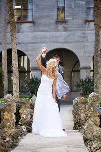 Why I Chose to Have a First Look on Our Wedding Day | House Full of Summer - wedding day ideas, first look photography ideas, first look with the groom, Florida wedding, St. Augustine, Lightner Museum, wedding dress, botanical garden