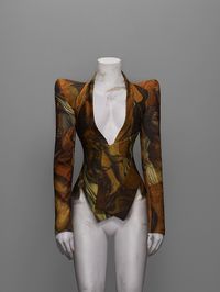 Jacket, "It’s a Jungle Out There" Fall 1997 - "Alexander McQueen: Savage Beauty" at the Met