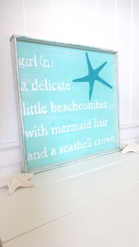 Meet Me Bye The Sea Beach Girl Sea Sign by MeetMeByeTheSea on Etsy