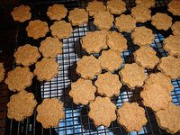 Baking dog treats for animal shelter-  great service project for Daisy Animal Journey!