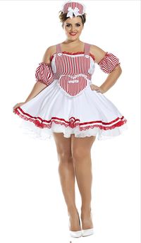 Candy Striper Costume on Amazon