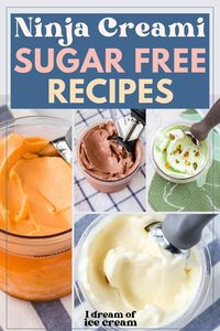 These sugar free Ninja Creami recipes are easy to make and taste delicious! These are great options for diabetics or those following a low carb lifestyle. Satisfy your sweet tooth without the guilt, thanks to these healthier recipes!