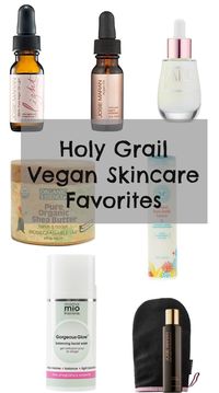 Holy Grail Vegan Skincare Favorites Josie Maran, Shea Butter, Honest Beauty, Mama Mio/ TwoRaspberries.com