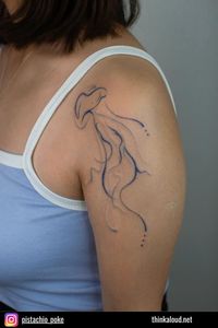 What about an abstract jellyfish tattoo? Abstract tattoos are becoming more and more popular because they’re a great way for people to express their creativity and experiment with different styles. Abstract tattoos are permanent works of art, and that’s what’s great about them.