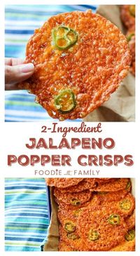 2 Ingredient Jalapeño Popper Crisps - Foodie With Family