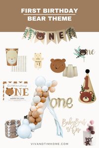 A teddy bear theme party is a cute way to celebrate baby boy's first birthday! Sharing where to buy first birthday party decorations from & all the details!