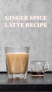 This Ginger Spice Latte is the perfect drink if you want an autumnal drink that isn't your typical pumpkin spice 🍁 For the full recipe, check out our blog! #coffeerecipe #fallcoffeerecipe #gingerspicelatte #latterecipe #latte﻿