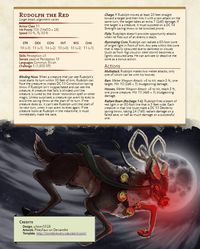 Rudolph D&D Character Sheet