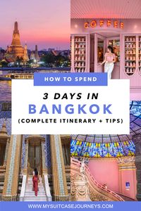 If it's your first time visiting Thailand, this 3 days in Bangkok itinerary will help you plan the most unforgettable trip!