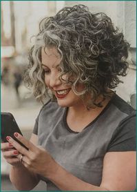 Curly hairstyles for older women