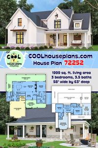 Designed around the idea of ‘farm to table’ in mind, this 2-story home plan flaunts an large mudroom/laundry room. This functional multipurpose space with private entry from the covered rear porch is the perfect place to start seedlings for the garden, wash pets, and clean up after gardening. This brightly lit space offers folding counters, abundant storage, a utility sink, an organized drop-off area for the family and direct access to the bathroom from the backyard. No mess in the house, ever!