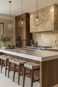 29 Earthy Kitchen Ideas to Incorporate Natural Materials and Tones 8