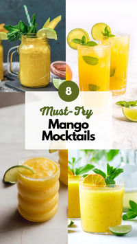 Sip on the refreshing allure of mango mocktails, a delightful non-alcoholic option perfect for anyone craving a tropical escape. Bursting with the luscious sweetness of ripe mangoes, these mocktails offer a vibrant and exotic flavor profile that’s sure to please both fruit enthusiasts and those seeking a non-alcoholic alternative. #mangomocktails