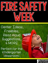 Looking for fire safety activities and centers for Kindergarten? Then you're going to LOVE this! Click through to see great books ideas, a cute little fireman craft, some great free downloads, & more! Even your preschool or first grade students will enjoy these, as will homeschool families! Let your primary students enjoy the freebies, picture sort, printables, sound practice, letters, numbers, counting, patterns, & more! Click through for all the details! Great for Fire Safety Week in Octobe...