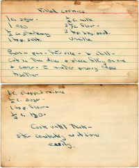 With raisin filling. From the box of J.L. from Westborough, Massachusetts. Filled Cookies 1 c. sugar 1 egg 1/2 c. shortening 1 tsp. salt 1/2 c. milk 3-1/4 c. flour 3 tsp. baking powder vanilla Pack...