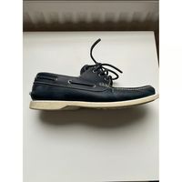 Leather flats Church's Navy size 9 UK in Leather - 38081598