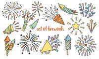 Fireworks Doodle Images - Free Download on Freepik