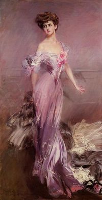 Giovanni Boldini, Portrait Of Mrs Howard Johnston - Dolly Baird of Bunbarton, (1906)