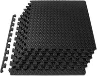 Amazon.com: ProsourceFit Puzzle Exercise Mat ½ in, EVA Interlocking Foam Floor Tiles for Home Gym, Mat for Home Workout Equipment, Floor Padding for Kids, Black, 24 in x 24 in x ½ in, 24 Sq Ft - 6 Tiles : Sports & Outdoors