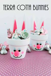 Flower Pot Bunnies: Easy Easter Craft Idea