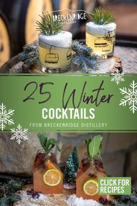 Breckenridge Distillery has crafted the perfect concoctions to keep you warm after hitting the slopes this year. With seasonal ingredients, shrubs, and syrups, these 25 winter cocktails are sure to keep you warm this season.