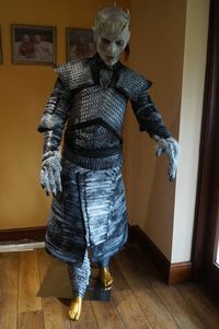 Night King costume Please note.................I take great pride in designing my own costumes from scratch. I do not take kindly to people coping and or using my pictures as their own. If i find my design or pictures listed by somebody else, action will be taken against you. To