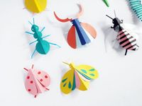 DIY PAPER BUGS HAND PUPPETS |