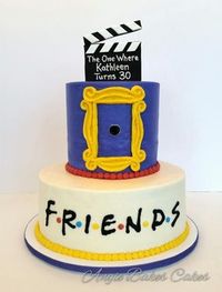 I'll Be There For You Friends themed cake