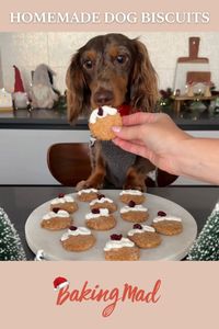 Treat your furry friend this Christmas with these Homemade Dog Biscuits! Made with wholesome ingredients, these simple dog treats are perfect for a DIY pet gift or a special holiday snack. Easy to bake and customisable with your dog’s favourite flavours, they’re ideal for pet owners looking to spoil their pups this festive season. Package them up for a cute, homemade Christmas gift or use them as a healthy everyday treat!