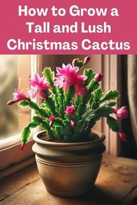 Transform your Christmas Cactus into a tall and lush masterpiece with our expert growing tips. 🌵 #ChristmasCactus #IndoorGardening #HolidayPlants