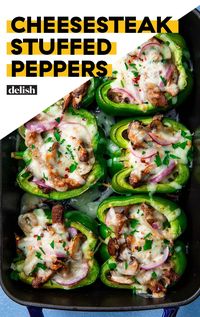 Cheesesteak Stuffed Peppers = The Low-Carb Way To Eat Your Favorite SandwichDelish