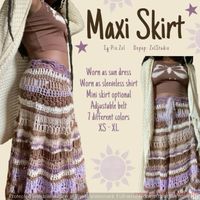 Crochetmaxiskirtpattern#easymaxiskirtpattern#purplemaxiskirt#flowingmaxiskirtpattern#