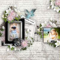 Photo Of Life Page Kit by ButterflyDsign by butterflyDsign | Digital Scrapbooking Kits