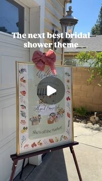 Sierra Boyd | Central California Florist on Instagram: "Next best bridal shower theme!

The perfect excuse to only serve girl dinner or snacky food and have a cute little flower bar. 

This set up was so fun. We put together a farmers market spread for guests to fill up take home boxes as they “shopped” the market. As they left, they picked out their stems and took home bouquets that they made themselves. 

Key words:

Farmers Market | Bridal Shower | Bride | Weddings | Bridesmaid | Bouquet Bar"