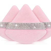 This Is A Rhinestone Designed Make Up Puff Can Be Used For Powder, Foundation, Loose Powder, Concealer Comes With All Three Free Make Up Bag Included Make Offers :) Brand New Never Been Used!!!!!