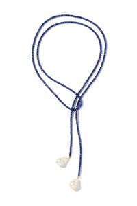 Lapis Classic Gemstone Lariat – Joie DiGiovanni