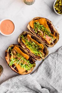 Big Mac Tacos (Smash Burger Tacos) | Cravings Journal