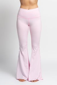 The best selling Crop Bell Bottoms offer the perfect blend of fashion and comfort. These versatile flare pants are a must-have, offering good vibes year-round to your style. Made from a soft, buttery brushed jersey (different from the Hot Pants). They are a fun choice for all body types. Dress them up or down. Comfortable and cute for work, meditation, hiking, yoga, travel and more. These bell bottoms elevate your everyday fashion with a playful flare. Highly versatile for your lifestyle - Feel that luxury is leisurely. Mix and match…wear your heart on your sleeve! Fit: Crop Bell Bottoms’ are 3-4” inches shorter than the Regular long ‘Bell Bottoms’. The cropped fit has become a trendy new favorite that lends to a more wearable length, perfect for yoga, lounging barefoot and wearing with fl