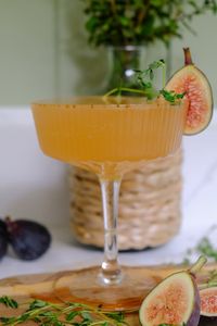 Fig and Honey Prosecco Smash - The Southern Millennial Cocktails