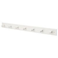 KUBBIS Rack with 7 hooks, white - IKEA