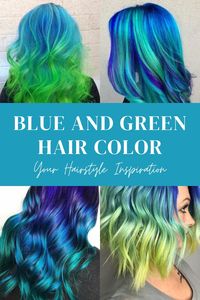 While this color aesthetic is not for everyone, the hair color has been super popular this year and there are so many ways to execute it and wear it! Whether you love the look of the blue and green highlights, the ombre style or pastel colors of green and blue, all of these hairstyles are bound to make everyone’s head turn.