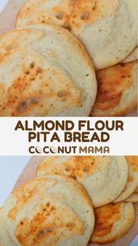 These almond flour pitas are better than any wheat based version! Gluten-free, grain-free, and can easily be made vegan. Yum!