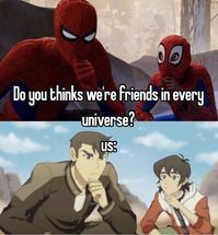 #voltron #voltronlegendarydefenders #spiderman #spiderverse #multiveres #keithkogane